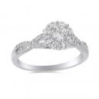 My Diamond Story 14K White Gold 0.75Ctw Bridal Ring