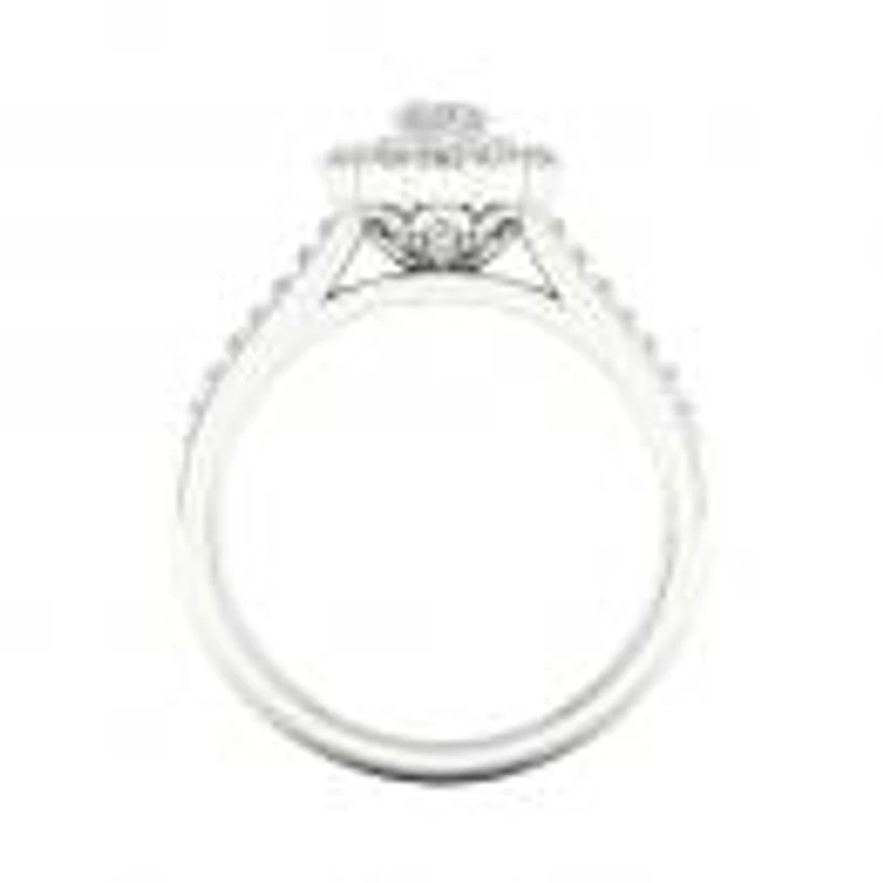 My Diamond Story 14K White Gold Oval Bridal Ring