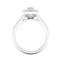 My Diamond Story 14K White Gold Oval Bridal Ring