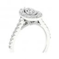 My Diamond Story 14K White Gold Diamond Pear Cut Ring 1.20Ctw I1/Ghi
