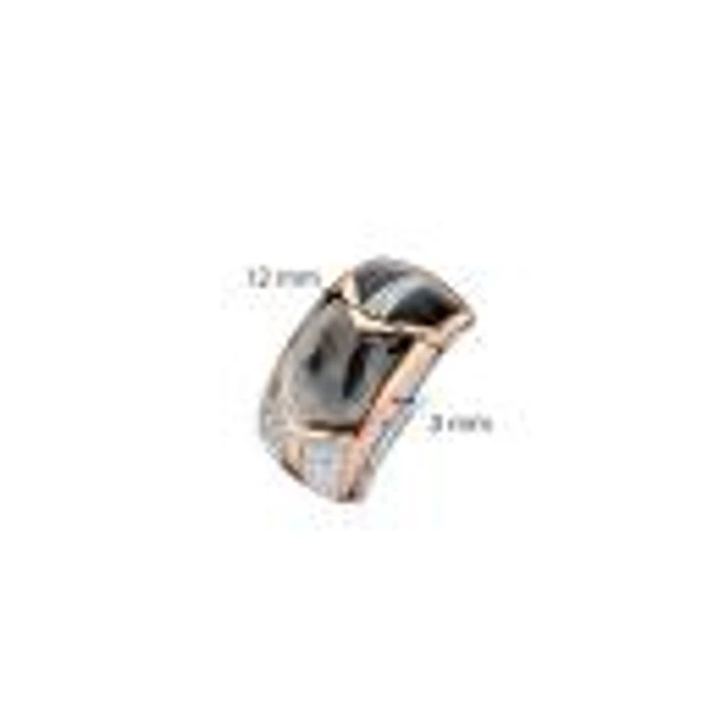 Ti Sento Feather With Onyx Ring