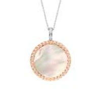 Ti Sento Bubble With Mother-Of-Pearl Necklace