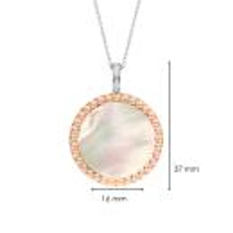 Ti Sento Bubble With Mother-Of-Pearl Necklace