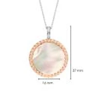 Ti Sento Bubble With Mother-Of-Pearl Necklace