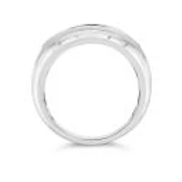 10K White Gold Lab Grown 1.94Ctw Diamond Men'S Band