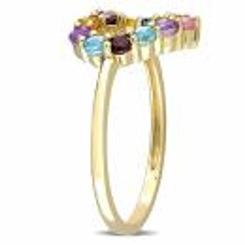 Julianna B 10K Yellow Gold Multi Gemstone Heart Ring