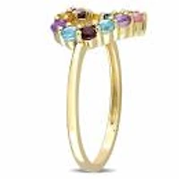 Julianna B 10K Yellow Gold Multi Gemstone Heart Ring