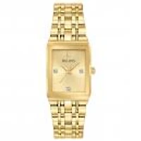 Bulova Women'S Quadra Stainless Steel Watch