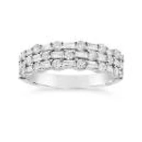 10K White Gold 1.00Ctw Diamond Band