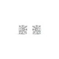 Glacier Fire 14K White Gold Canadian 0.75Ctw Diamond Stud Earrings