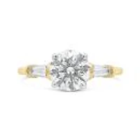 New Brilliance 14K Yellow Gold Lab Grown 2.50Ctw Diamond Bridal Ring
