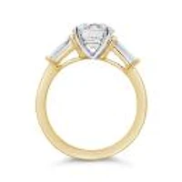 New Brilliance 14K Yellow Gold Lab Grown 2.50Ctw Diamond Bridal Ring