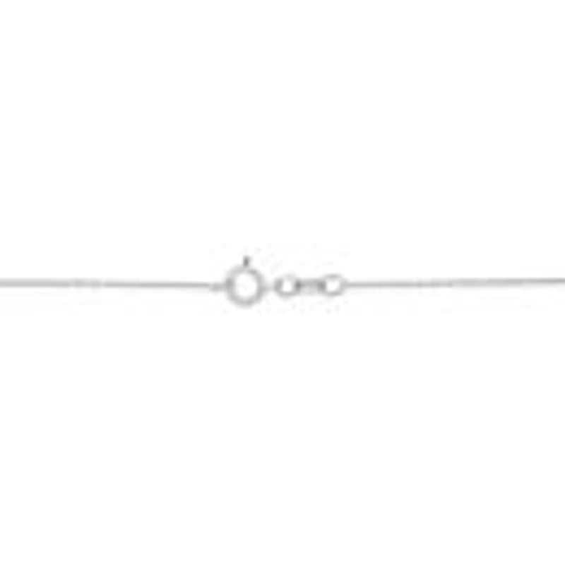 Diamond Infinity Necklace In Sterling Silver