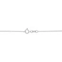 Diamond Infinity Necklace In Sterling Silver