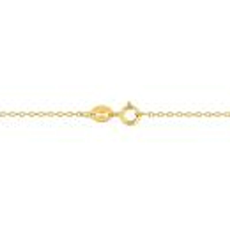 Julianna B Yellow Plated Sterling Silver Peridot Butterfly 17" Pendant