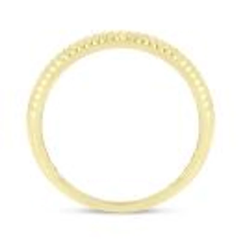 10K Yellow Gold 0.50Ctw Men'S Black Diamond Ring