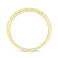 10K Yellow Gold 0.50Ctw Men'S Black Diamond Ring