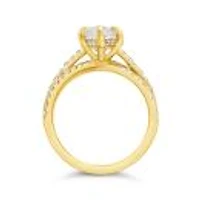 Jenny Packham Lab Grown 4.73Ctw Marquise Diamond Bridal Ring In 18K Yellow Gold