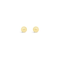 10K Yellow Gold 4mm Ball Earrings