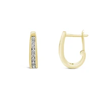 Infinity Yellow Gold 0.50CTW Diamond Earrings