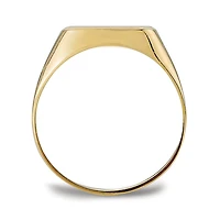10K Yellow Gold Signet Ring