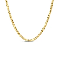10K Yellow Gold 20" 2.3mm Round Box Chain
