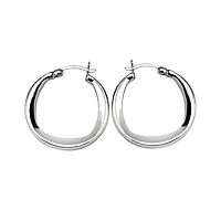 Elle "New Form" 27mm Hoop Earrings