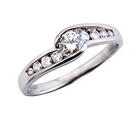 Glacier Fire Canadian Diamond 0.40CTW Bridal Ring