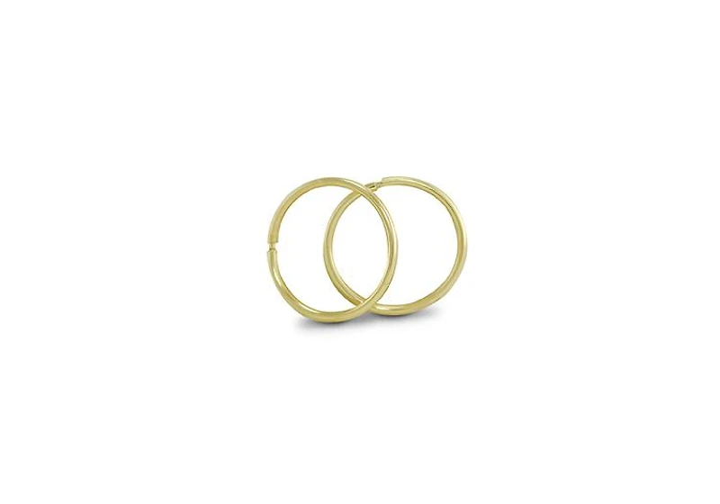 10K Yellow Gold 10mm Sleepers