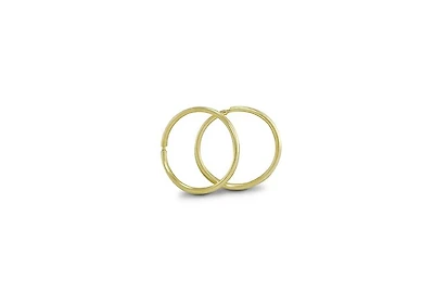 10K Yellow Gold 10mm Sleepers