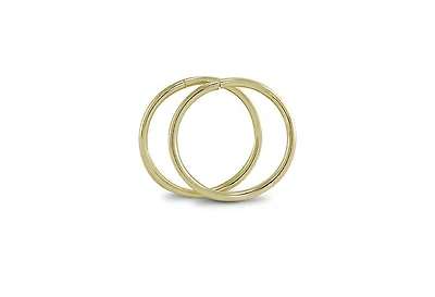 10K Yellow Gold 14mm Sleepers