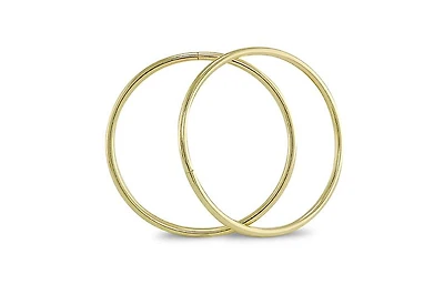 10K Yellow Gold 22mm Sleepers