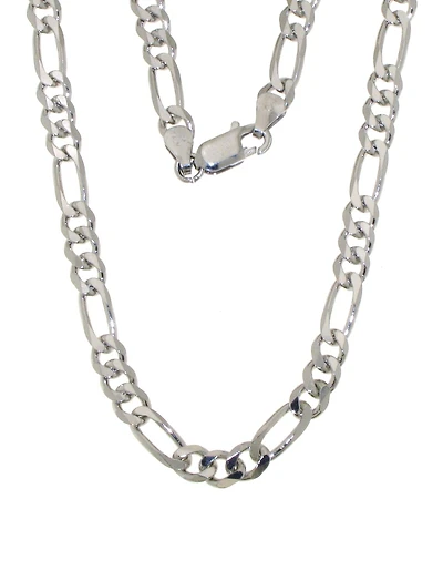 Sterling Silver 20" 5.6mm Figaro Chain