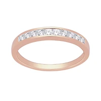 14K Rose Gold 0.25CTW Diamond Infinity Band