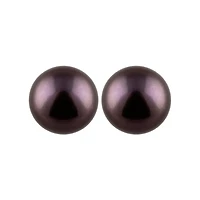 Freshwater 7-7.5mm Peacock Pearl Studs