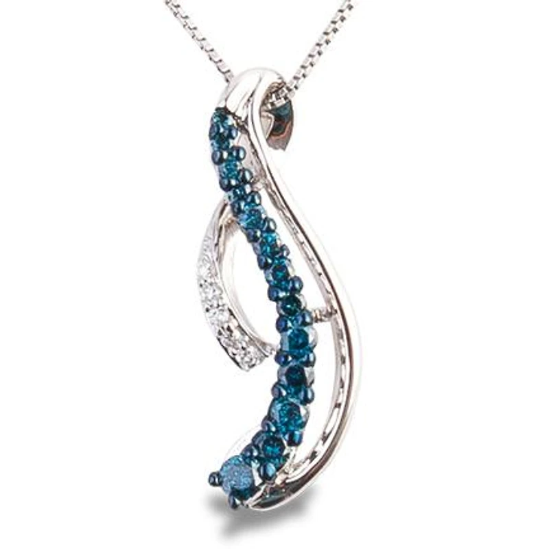 Caribbean Diamond Journey Pendant