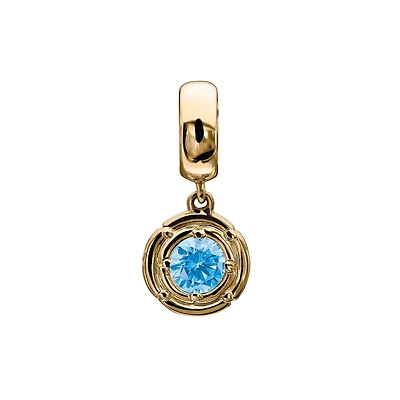 Chamilia 10K Yellow Gold & Sterling Silver Rosette Drop Swarovski