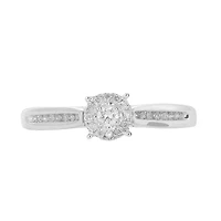 10K White Gold 0.15CTW Promise Ring
