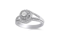 White Gold 0.50Ctw Diamond Bridal Set
