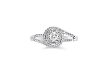 White Gold 0.50Ctw Diamond Bridal Set