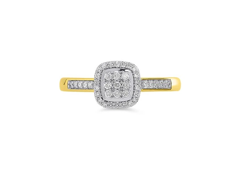 10K Yellow Gold Promise Ring