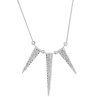 Sterling Silver Tri Arrow Necklace