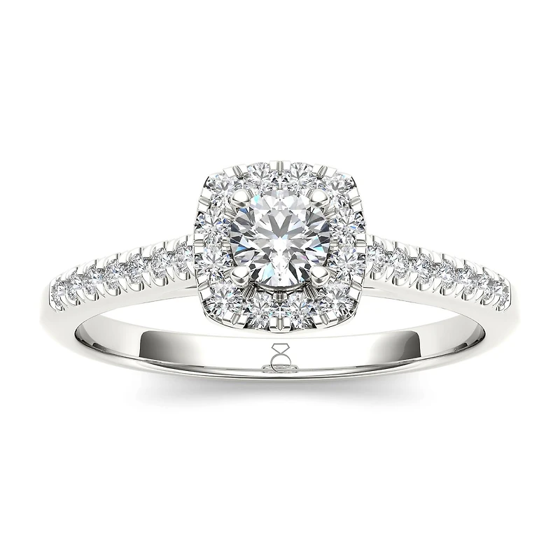 My Diamond Story 14K White Gold Bridal Ring 0.40CTW