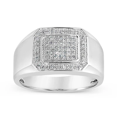 10K White Gold 0.23Ctw Diamond Ring