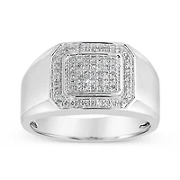 10K White Gold 0.23Ctw Diamond Ring