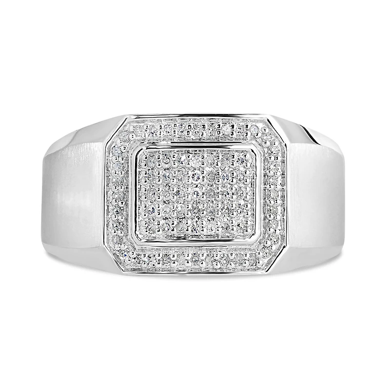 10K White Gold 0.23Ctw Diamond Ring