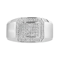 10K White Gold 0.23Ctw Diamond Ring
