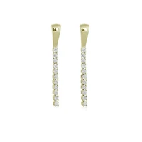 Line of Love 0.32CTW Diamond Earrings