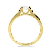 Glacier Fire Canadian Diamond 14K Yellow Gold 0.74CTW Bridal Ring