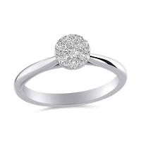 Glacier Fire Mystere 0.33Ctw Canadian Diamond Bridal Ring